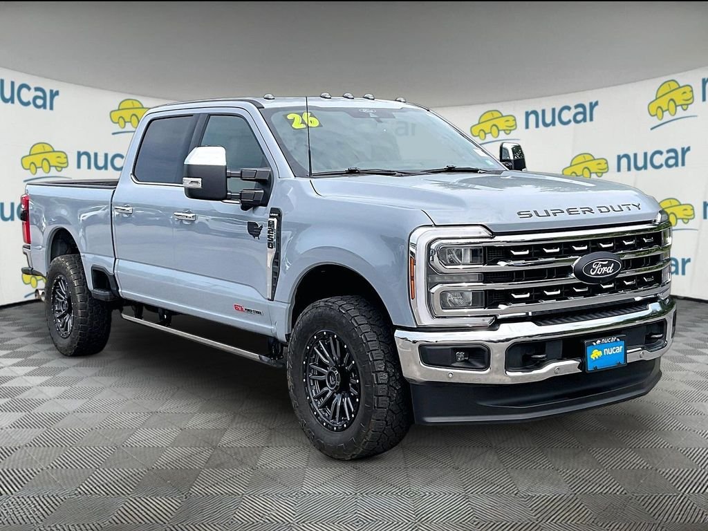 Used 2026 Glacier Gray Metallic Tri-Coat Ford Lariat image 1