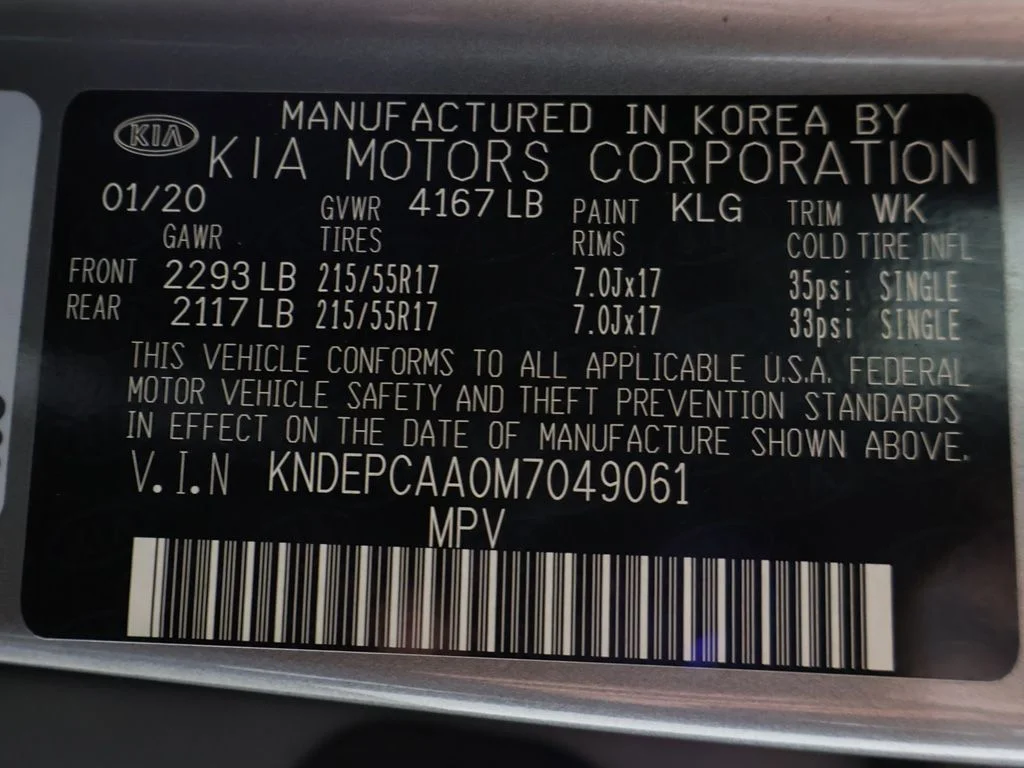 Used 2021 Gray Kia LX image 44