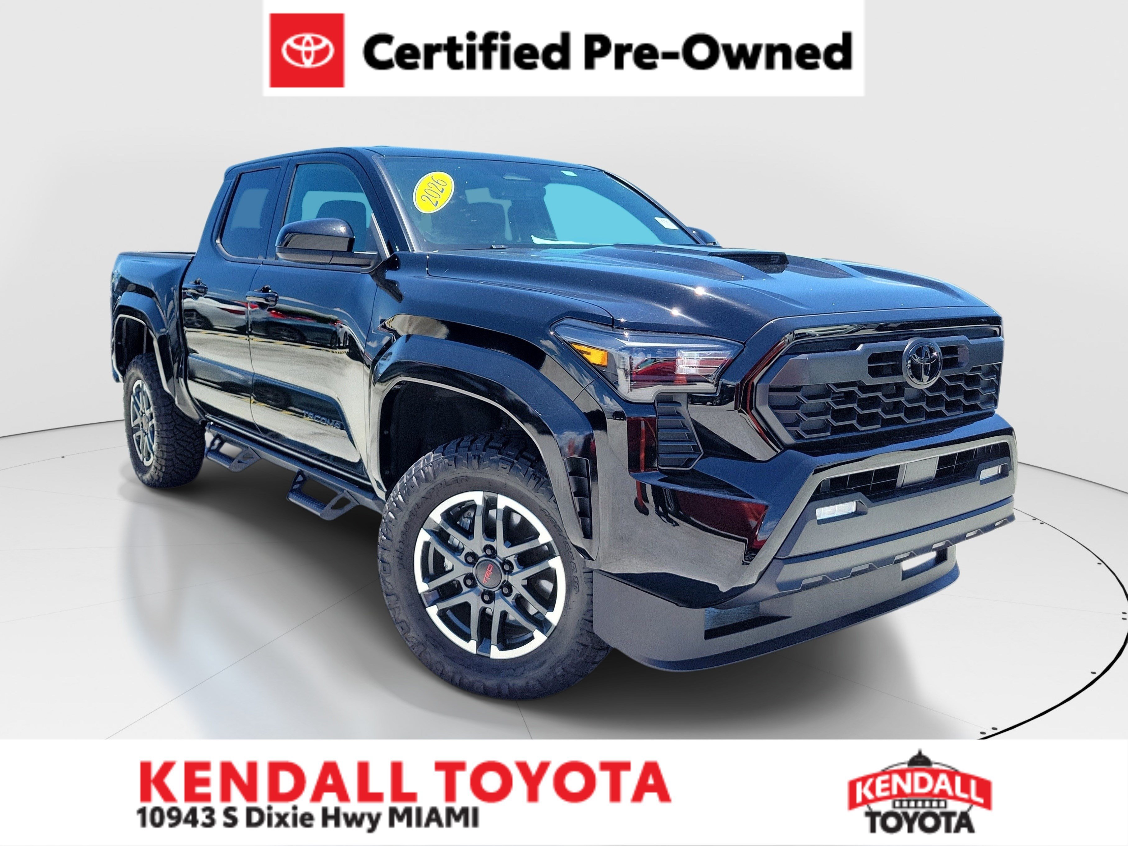 Certified Used 2026 Black Toyota TRD Sport image 1