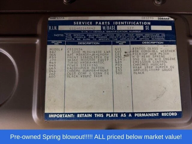 Used 1970 Black Chevrolet Silverado image 33