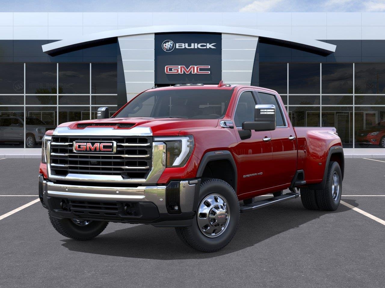 New 2026 Volcanic Red Tintcoat GMC SLT DRW image 6