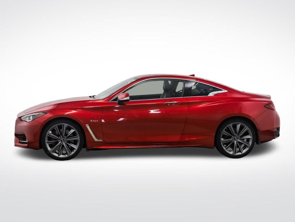 Used 2018 INFINITI Q60 Coupe RED SPORT with VIN JN1FV7EL4JM630737 for sale in Minneapolis, Minnesota