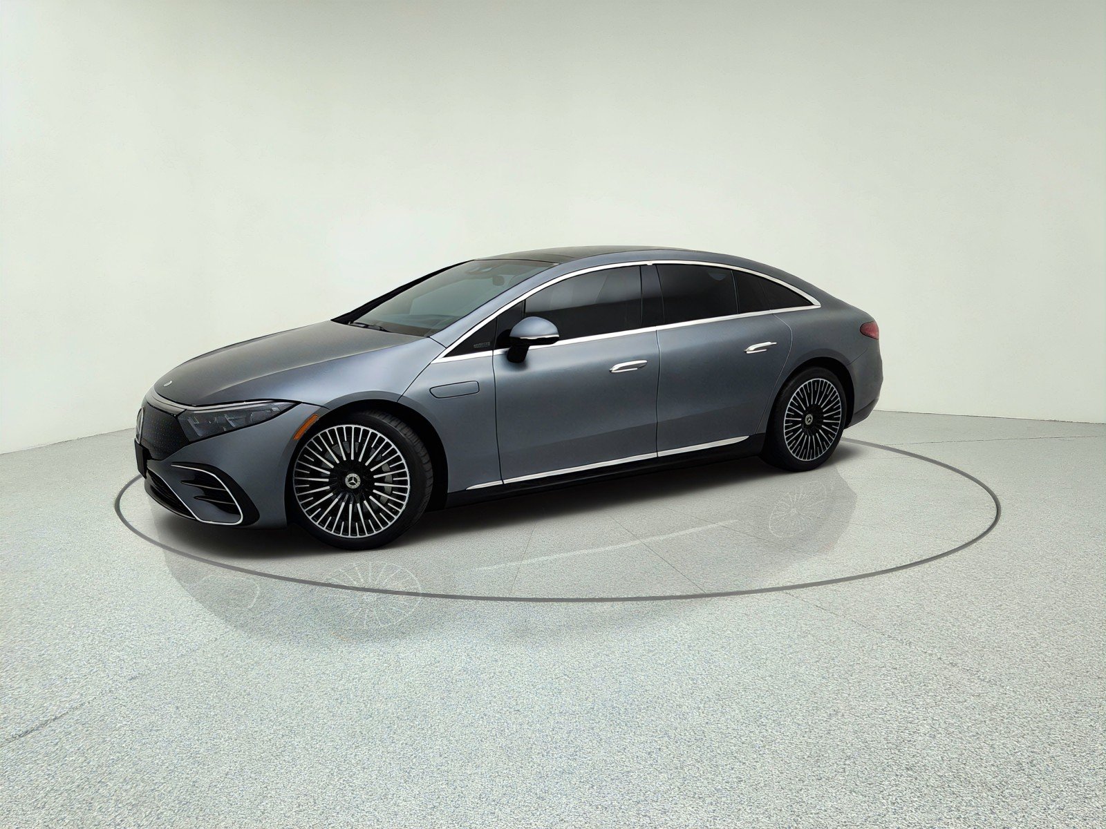 Certified Used 2022 MANUFAKTUR Selenite Grey Magno Mercedes-Benz EQS 450+ Exclusive Trim image 15