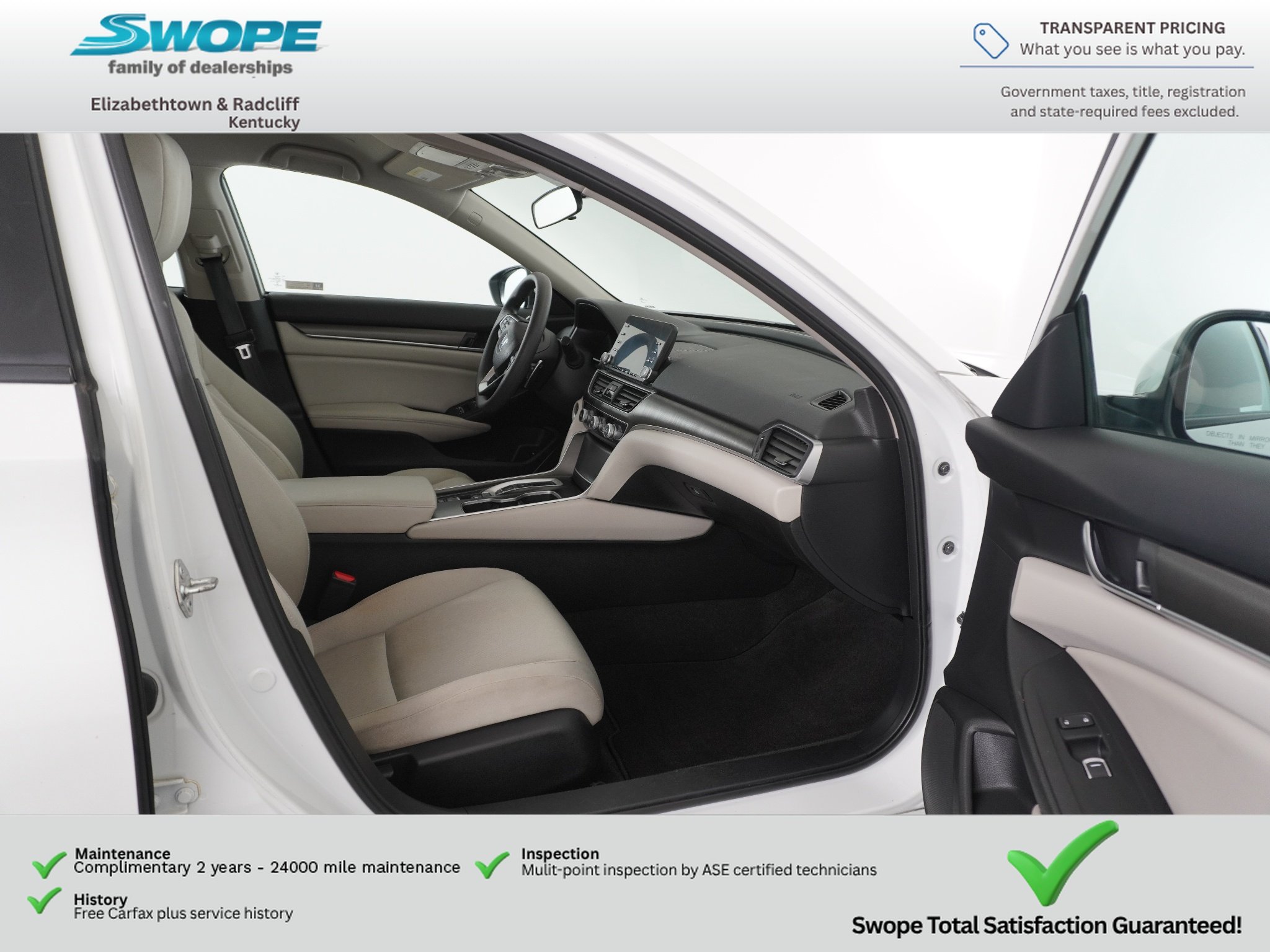 Used 2018 White Orchid Pearl Honda Base image 10