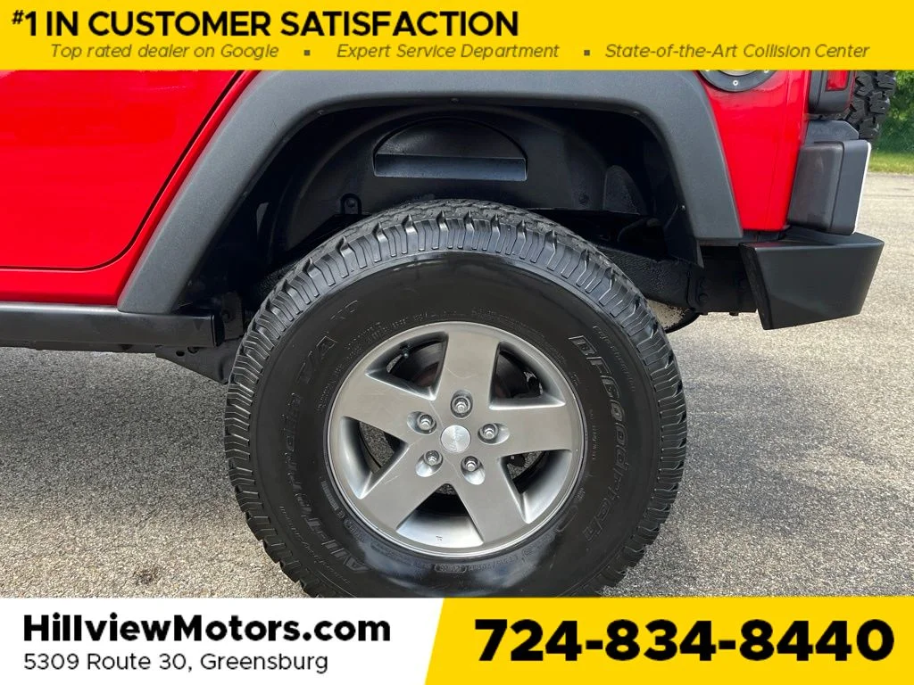 Used 2010 Flame Red Jeep Unlimited Rubicon image 10
