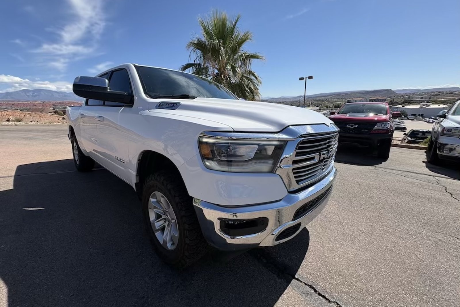 Used 2023 Bright White Clearcoat Ram Laramie image 8