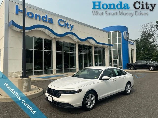 Certified Used 2023 Platinum White Pearl Honda LX image 1