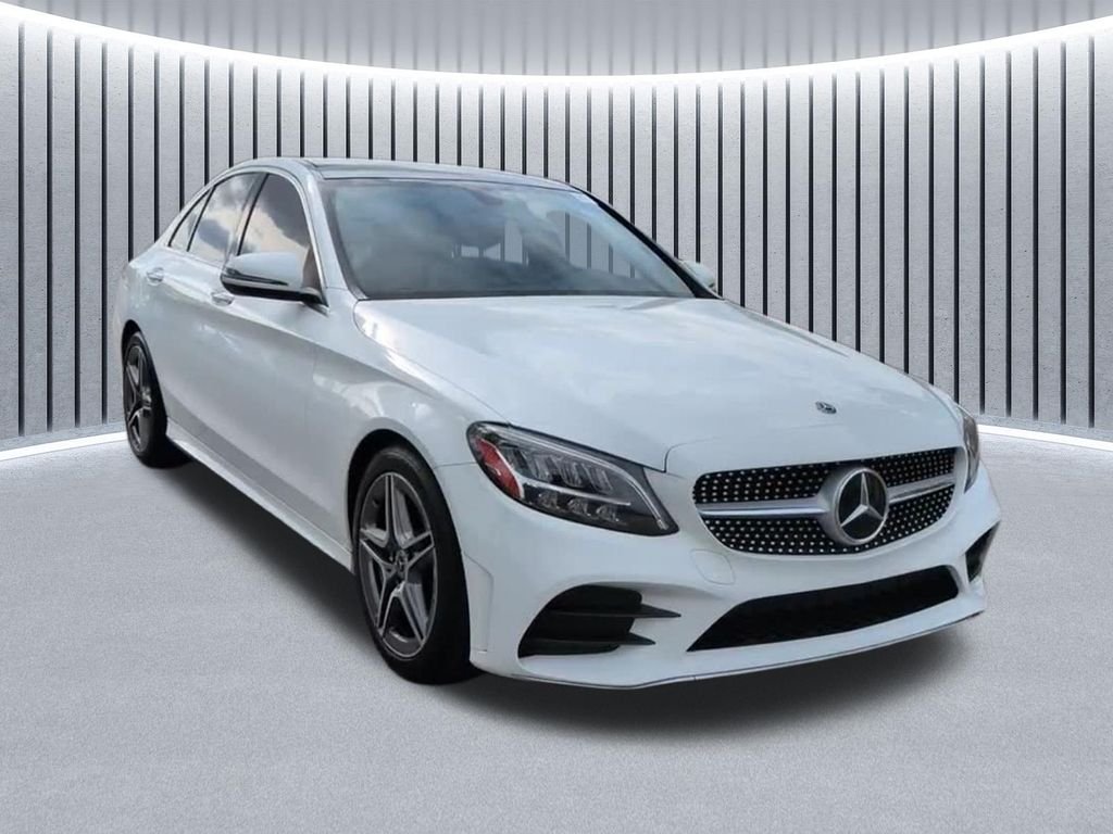 Used 2021 White Mercedes-Benz C 300 image 1