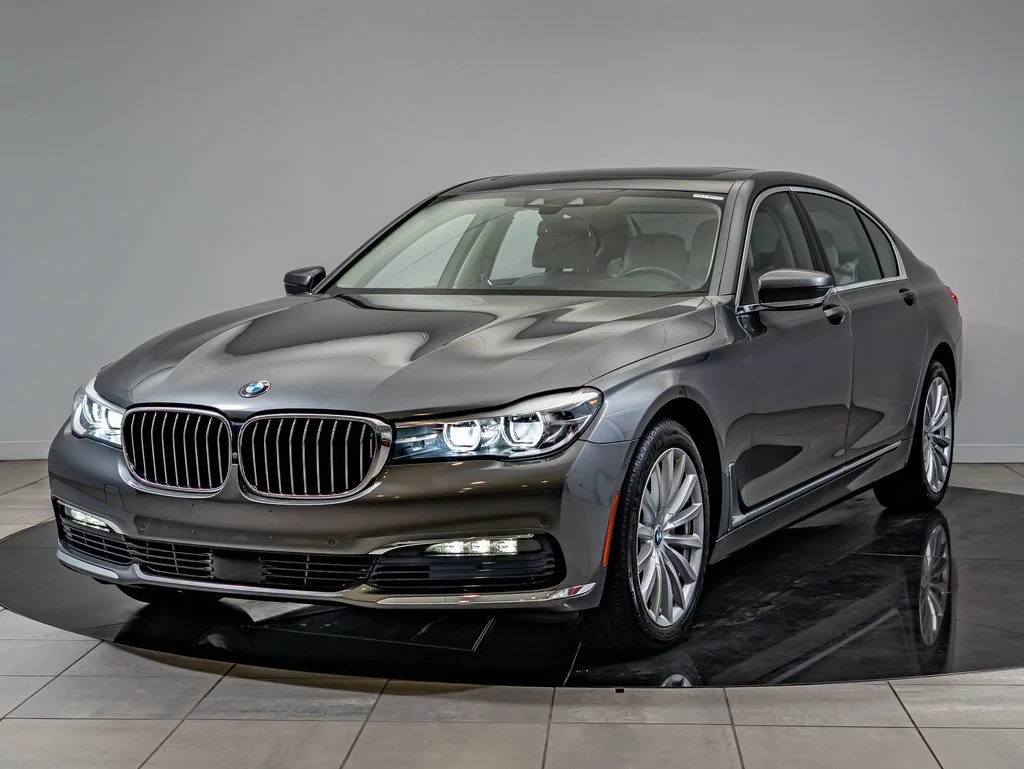 Used 2016 Gray Metallic BMW 740i image 1