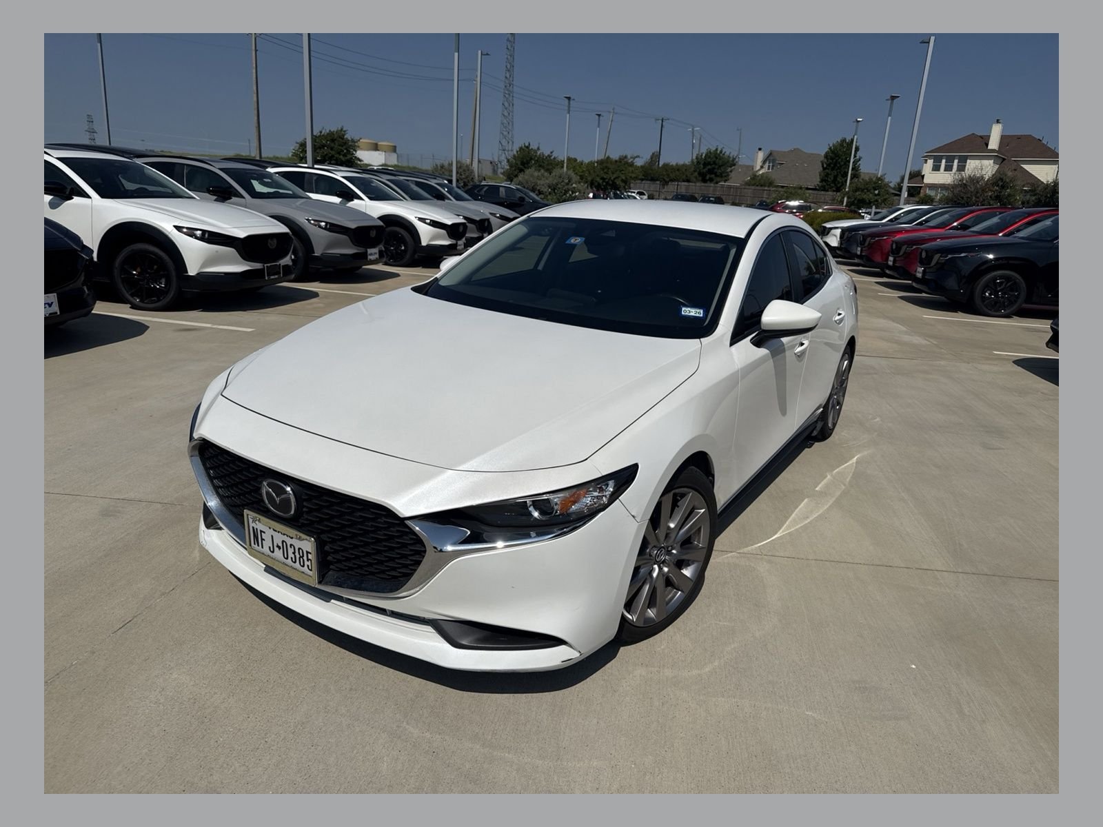 Used 2020 Snowflake White Pearl Mica Mazda Select image 1