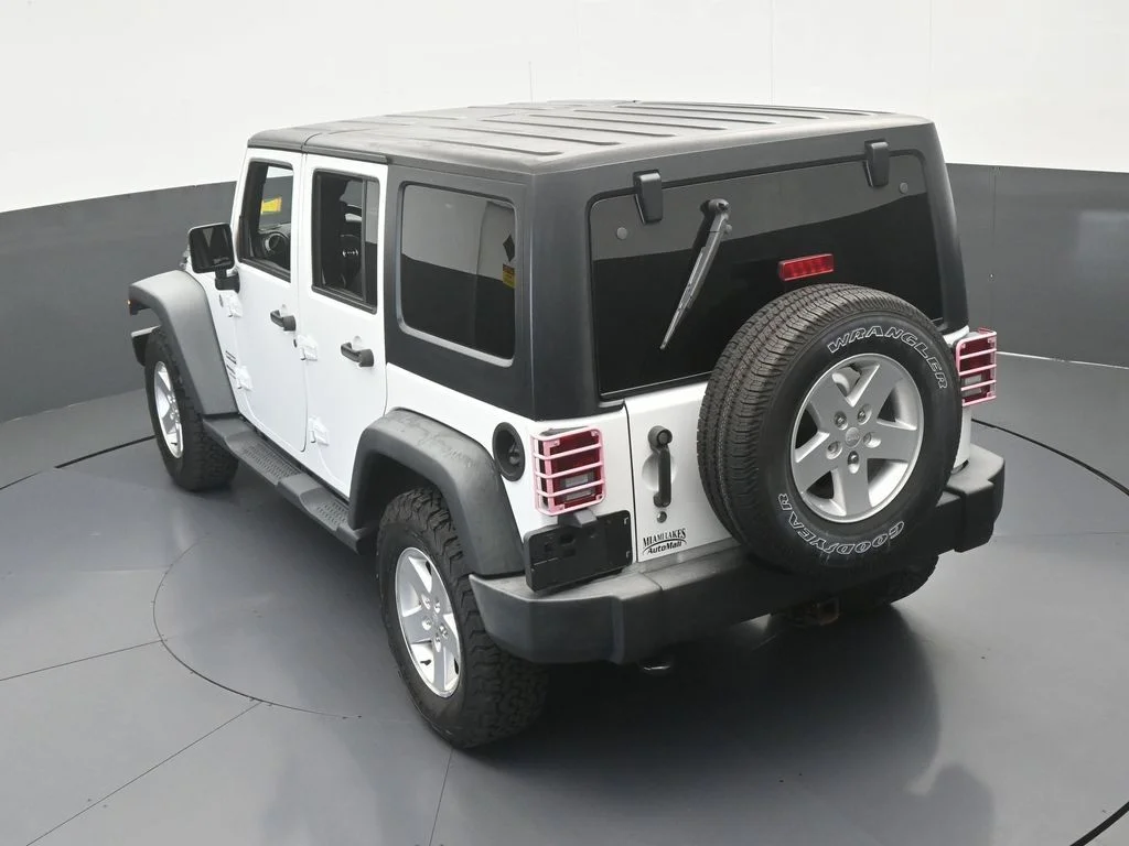 Used 2018 Bright White Clearcoat Jeep Unlimited Sport image 44
