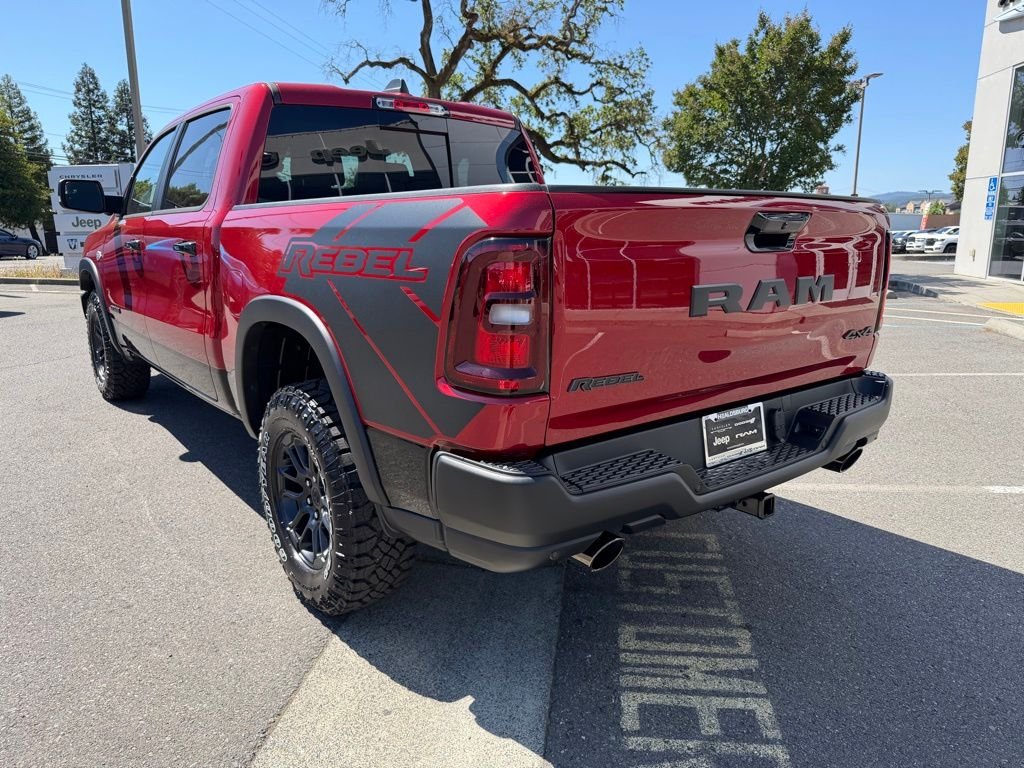 New 2026 Molten Red Pearl-Coat Exterior Paint RAM Rebel image 3