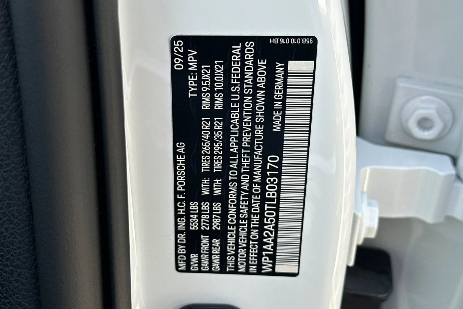 Used 2026 White Porsche AWD image 29