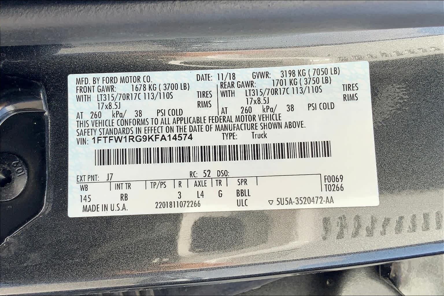 Used 2019 Magnetic Ford Raptor image 37