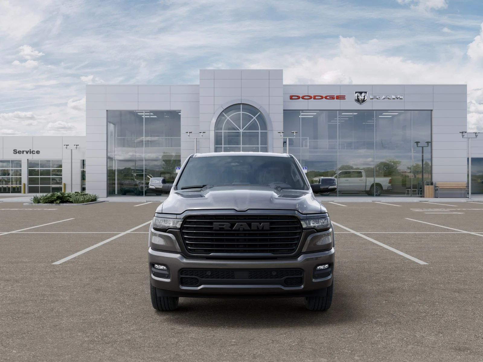 New 2026 Granite Crystal Metallic Clear-Coat Exterior Paint RAM Laramie image 33