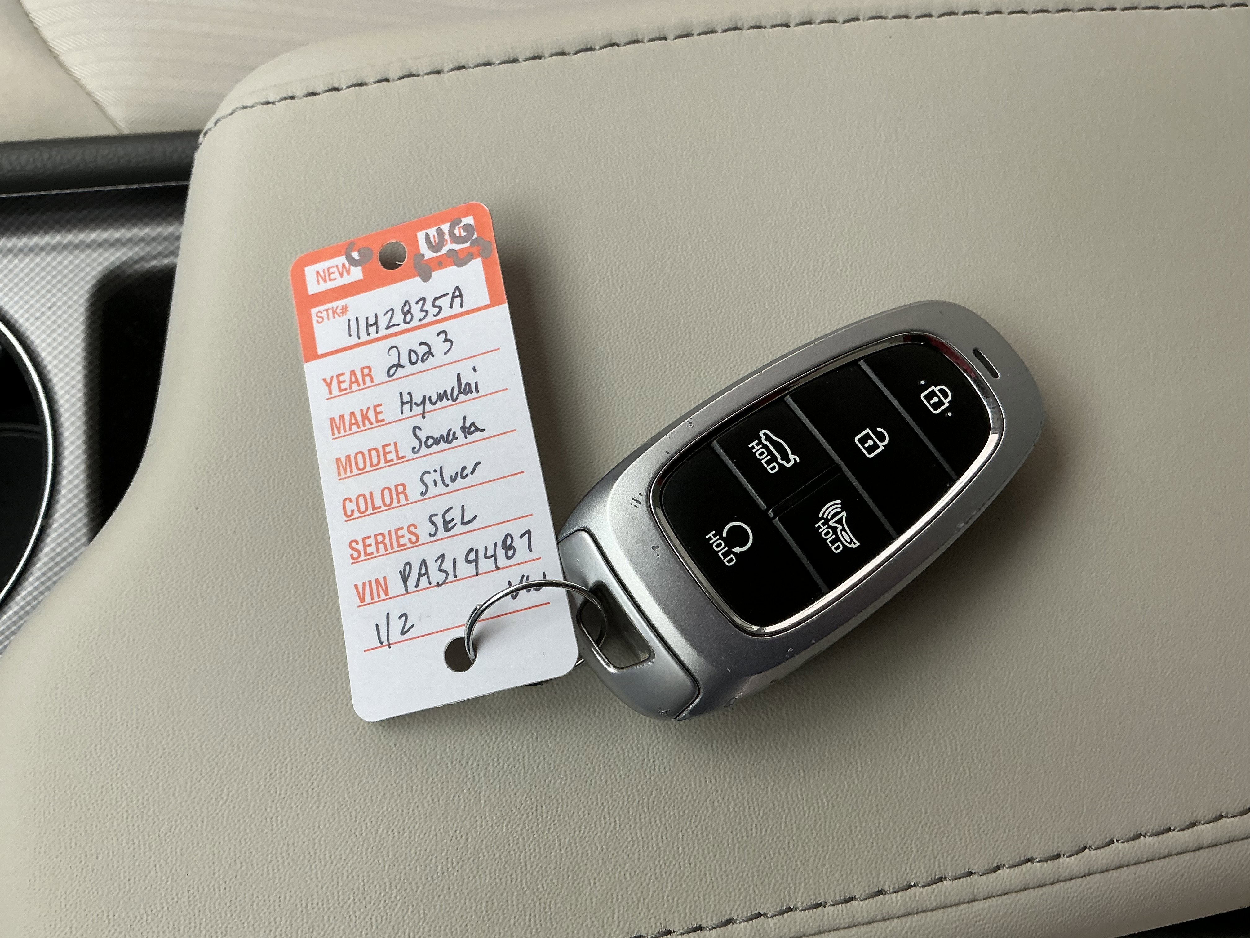 Used 2023 Curated Silver Hyundai SEL image 8