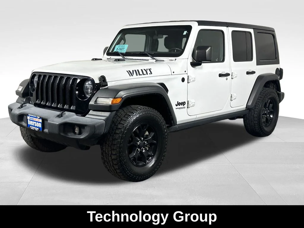 Used 2020 White Jeep Unlimited Sport image 6