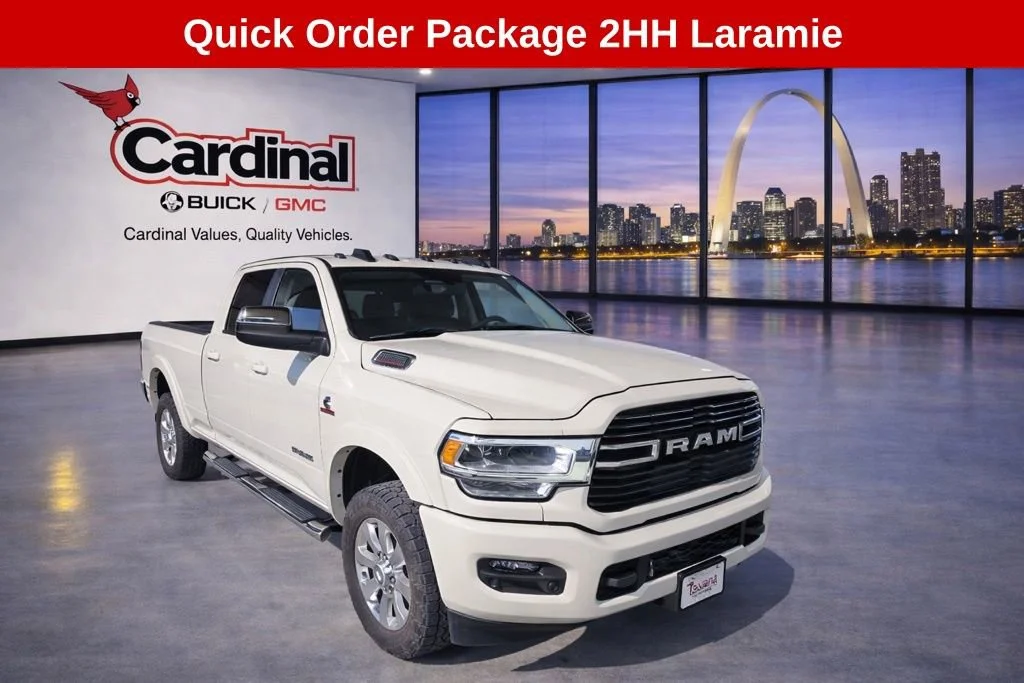 White 2019 RAM 2500 Laramie Crew Cab 4WD Pickup Truck Four-Wheel Drive