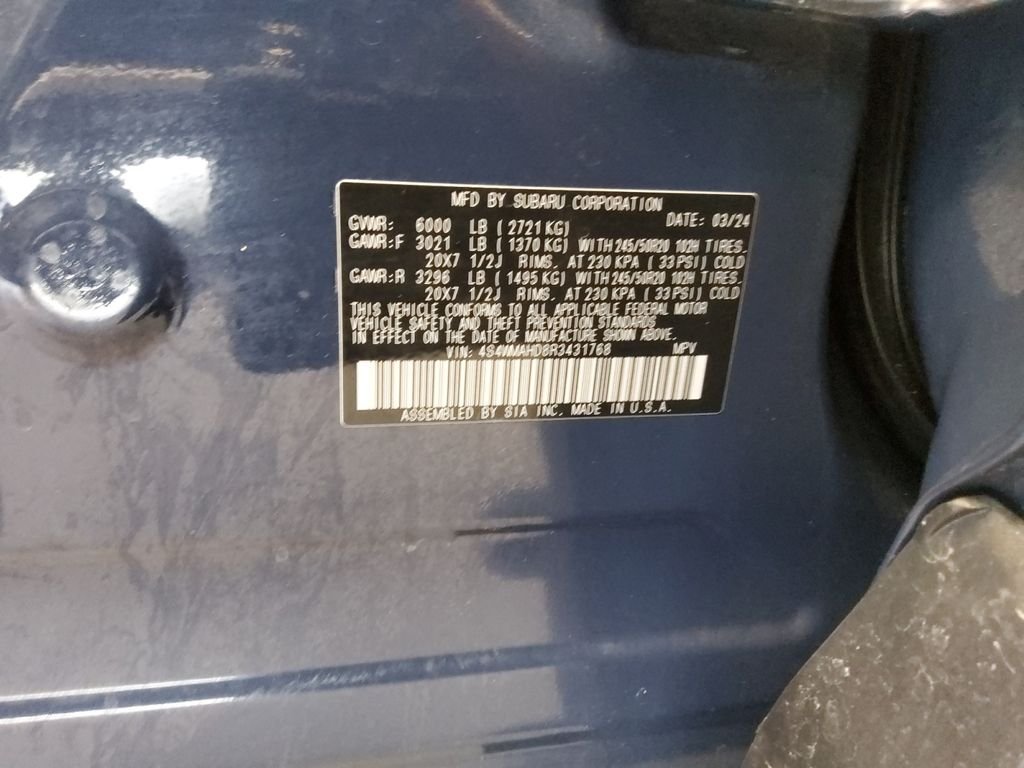 Used 2024 Blue Subaru Onyx Edition image 20