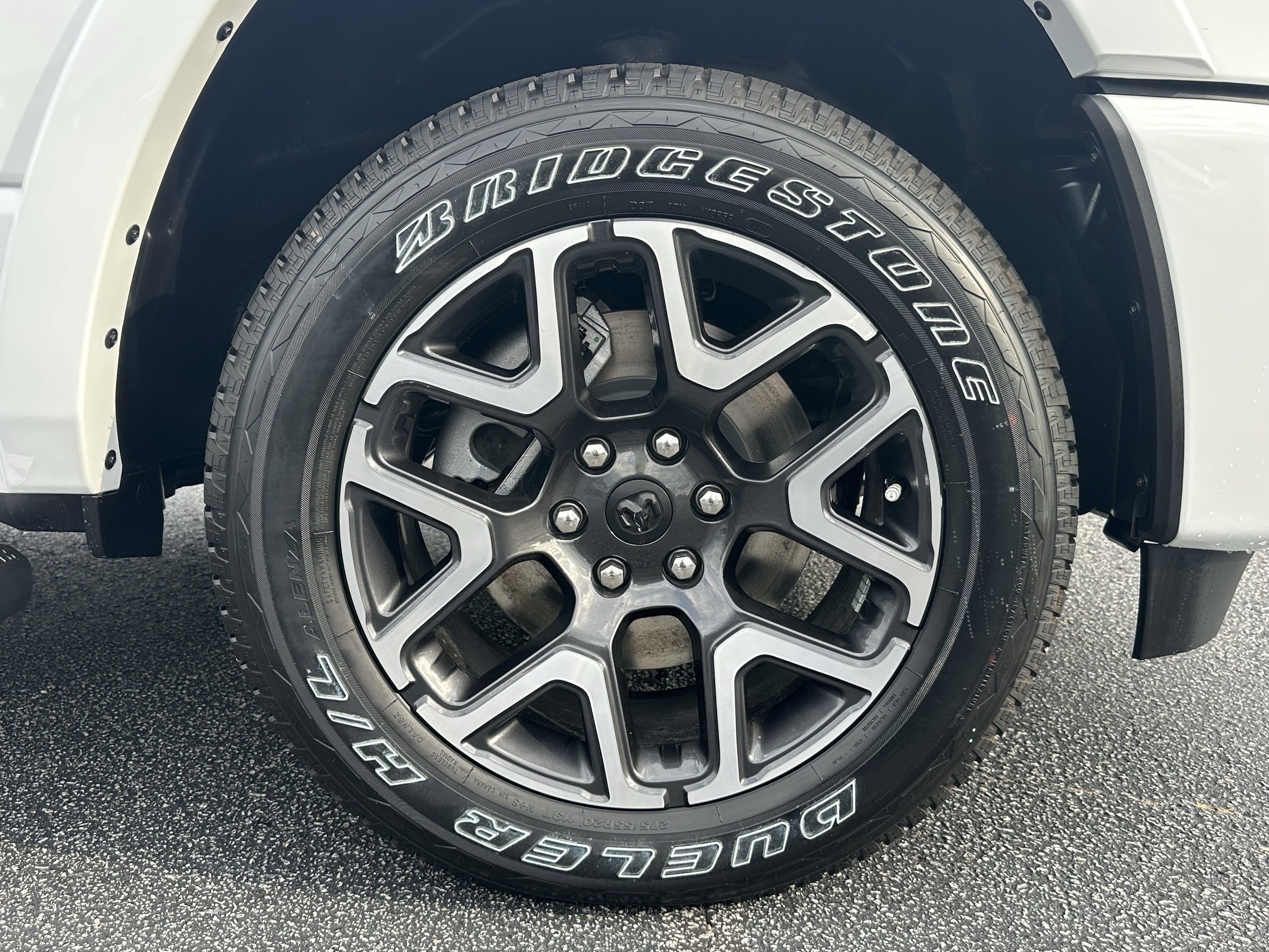 New 2026 Bright White Clear-Coat Exterior Paint RAM Laramie image 13