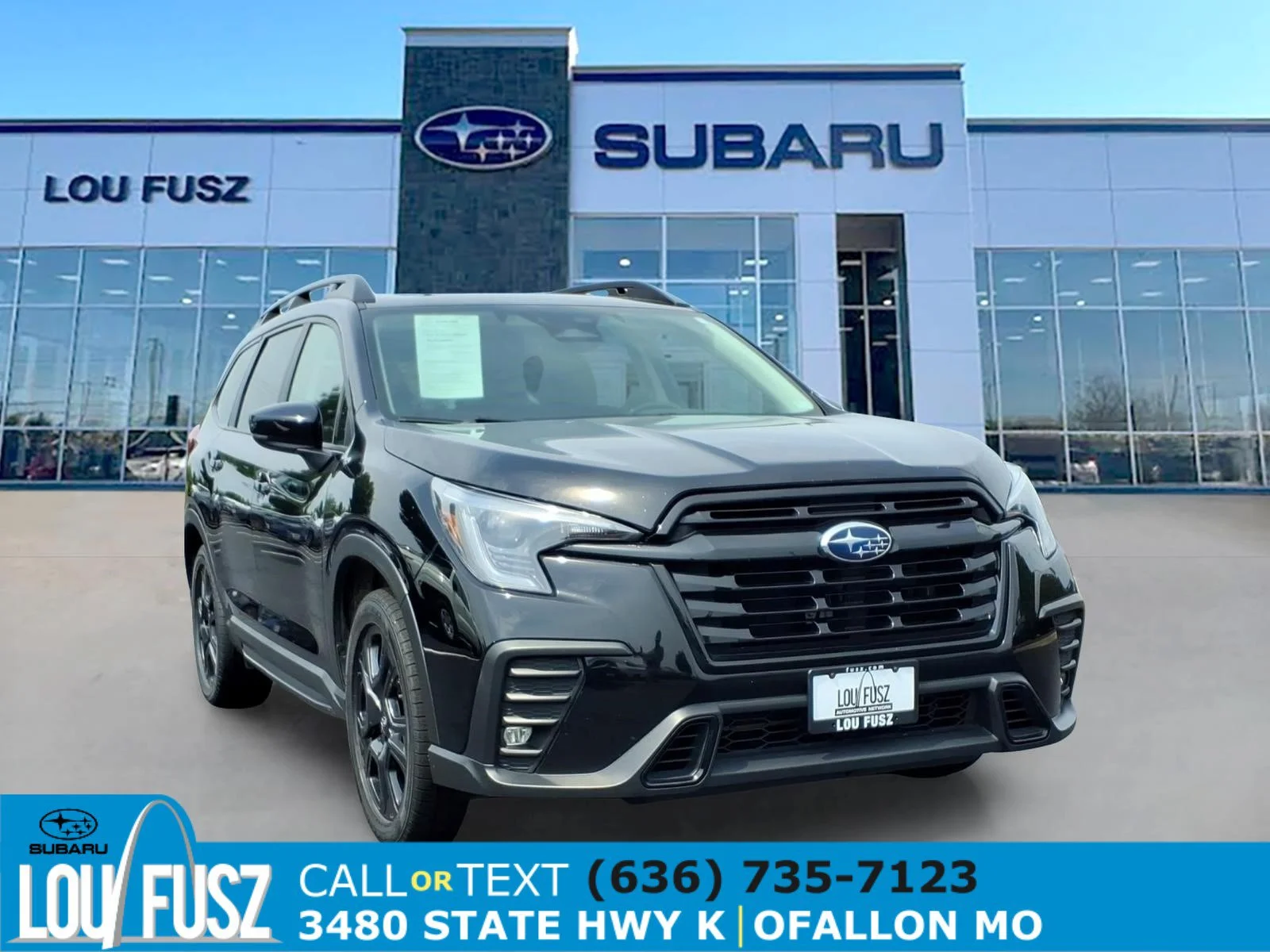 Used 2024 Crystal Black Silica Subaru Onyx Edition image 1