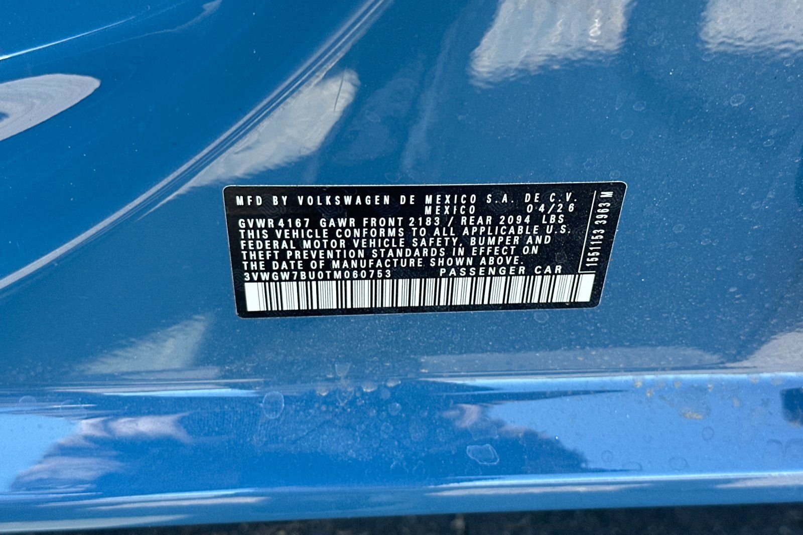 New 2026 Monterey Blue Pearl Volkswagen 1.5T SEL image 26