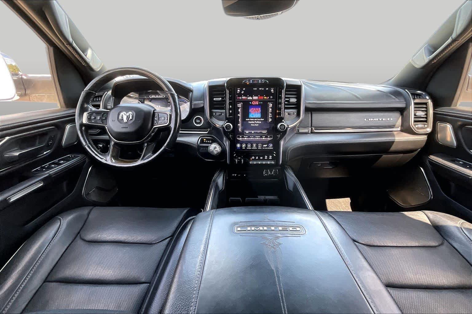 Used 2019 Ivory White Tri-Coat Pearlcoat Ram Limited image 14