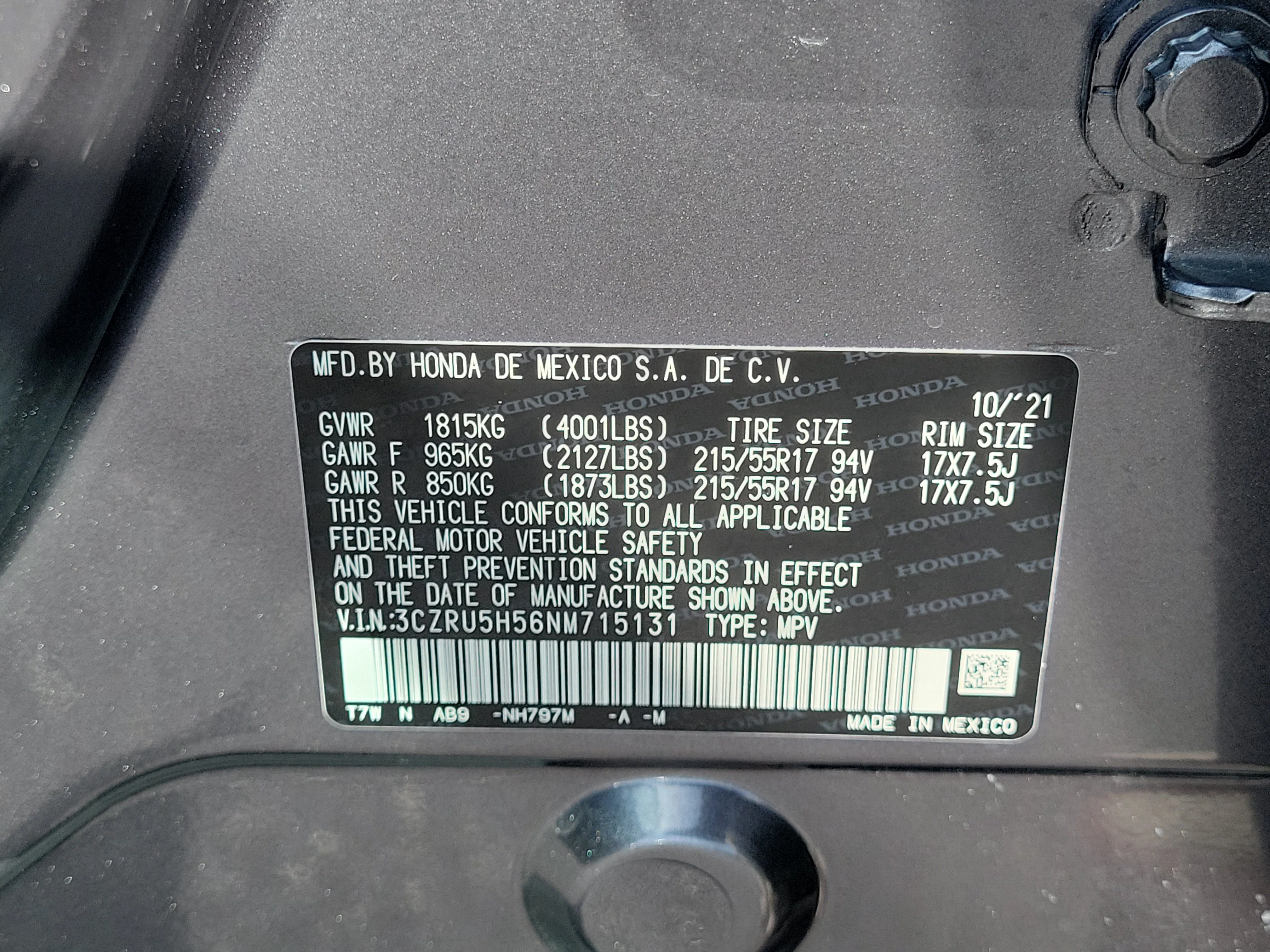 Used 2022 Gray Honda EX image 34