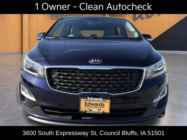 Certified 2020 Kia Sedona LX with VIN KNDMB5C15L6659819 for sale in Council Bluffs, IA