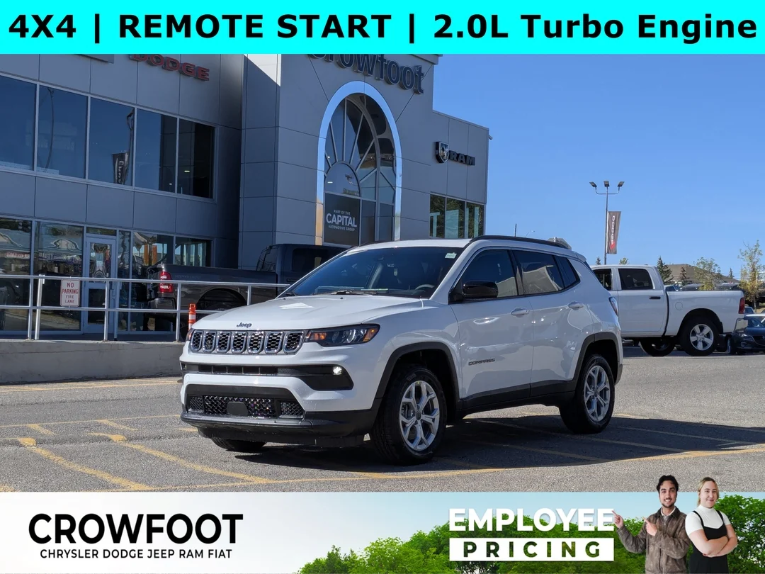 New 2026 White Jeep North - - 4x4 - Panoramic Sunroof - Alpine Audio - Adaptive Cruise - Power Liftgate & More! image 1