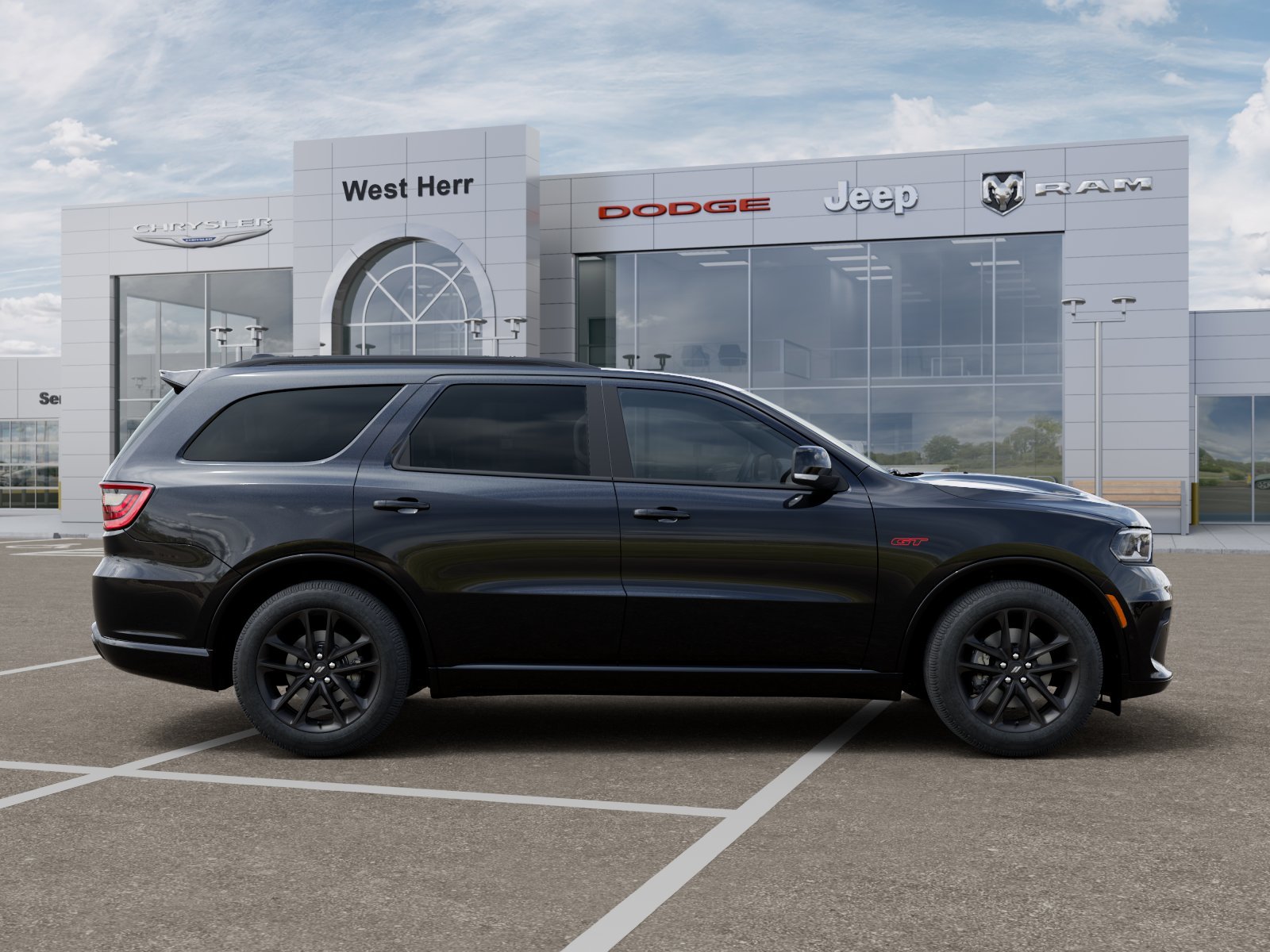 New 2026 Diamond Black Clear-Coat Exterior Paint Dodge DURANGO GT PLUS AWD image 47