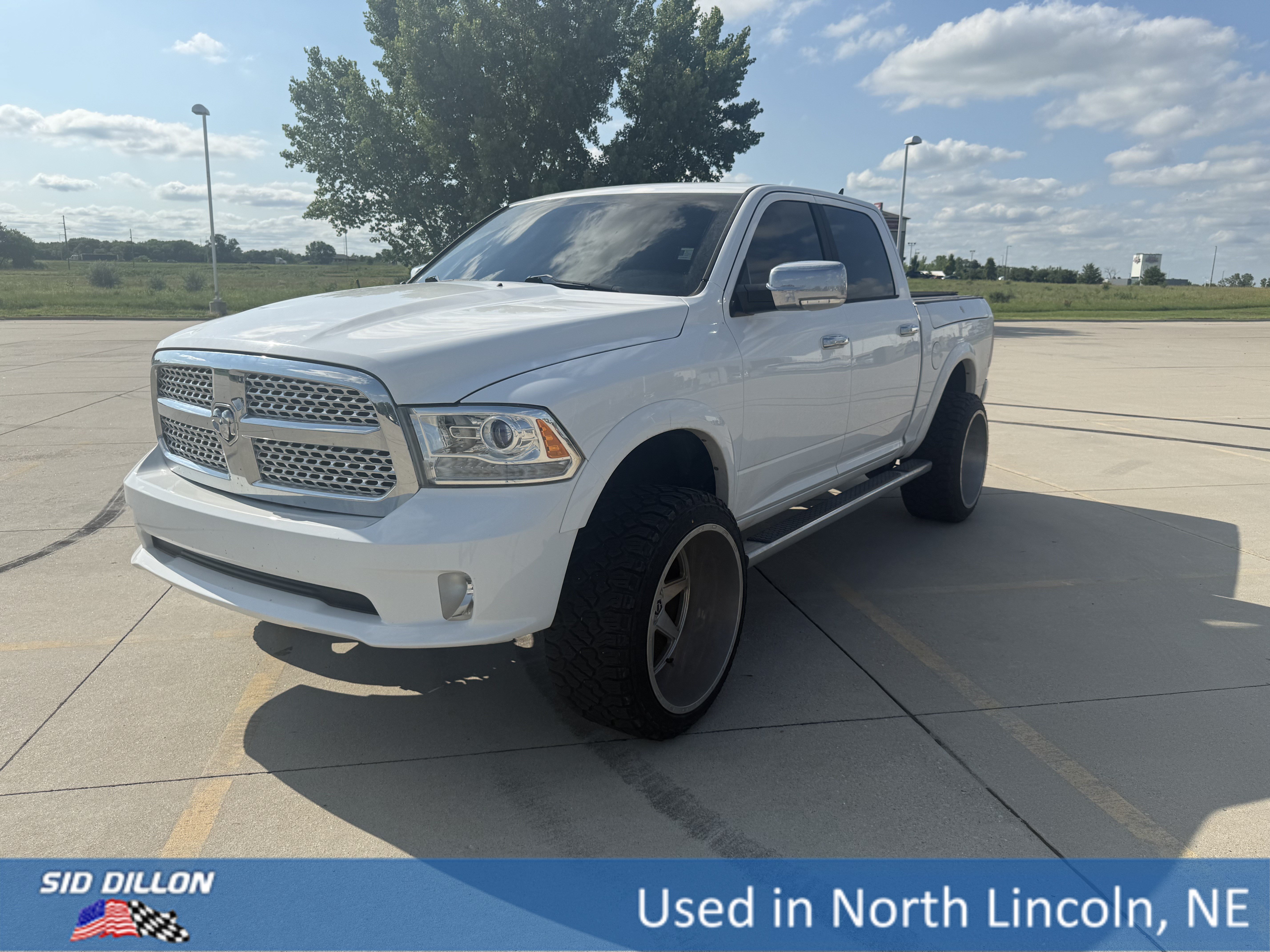 Used 2015 Bright White Clearcoat Ram Laramie image 1