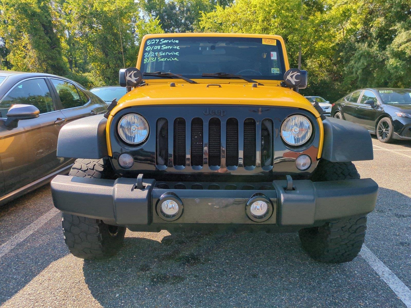 Used 2015 Baja Yellow Clearcoat Jeep Willys Wheeler image 7