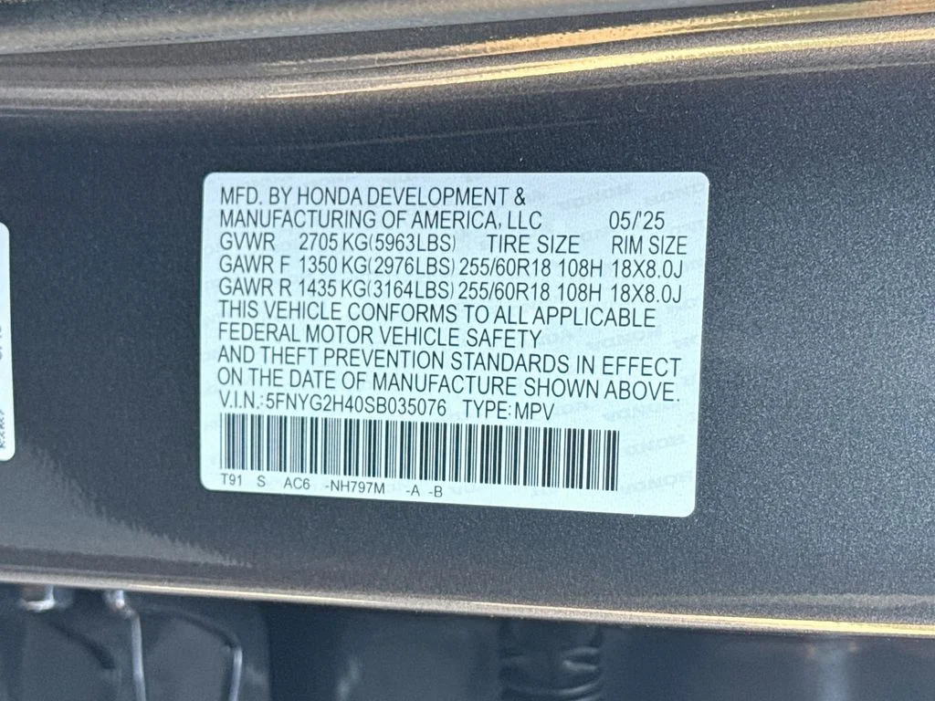 2025 Honda Pilot EX-L - Photo 35