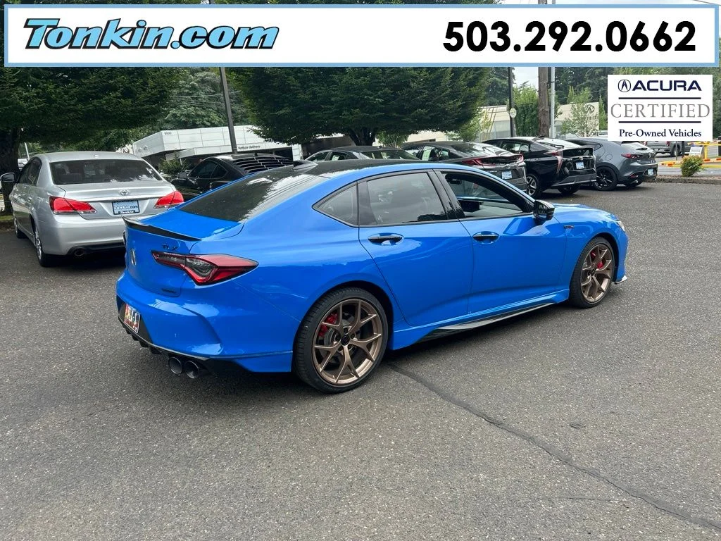 Certified Used 2023 Long Beach Blue Pearl Acura Type S PMC Edition SH-AWD image 4