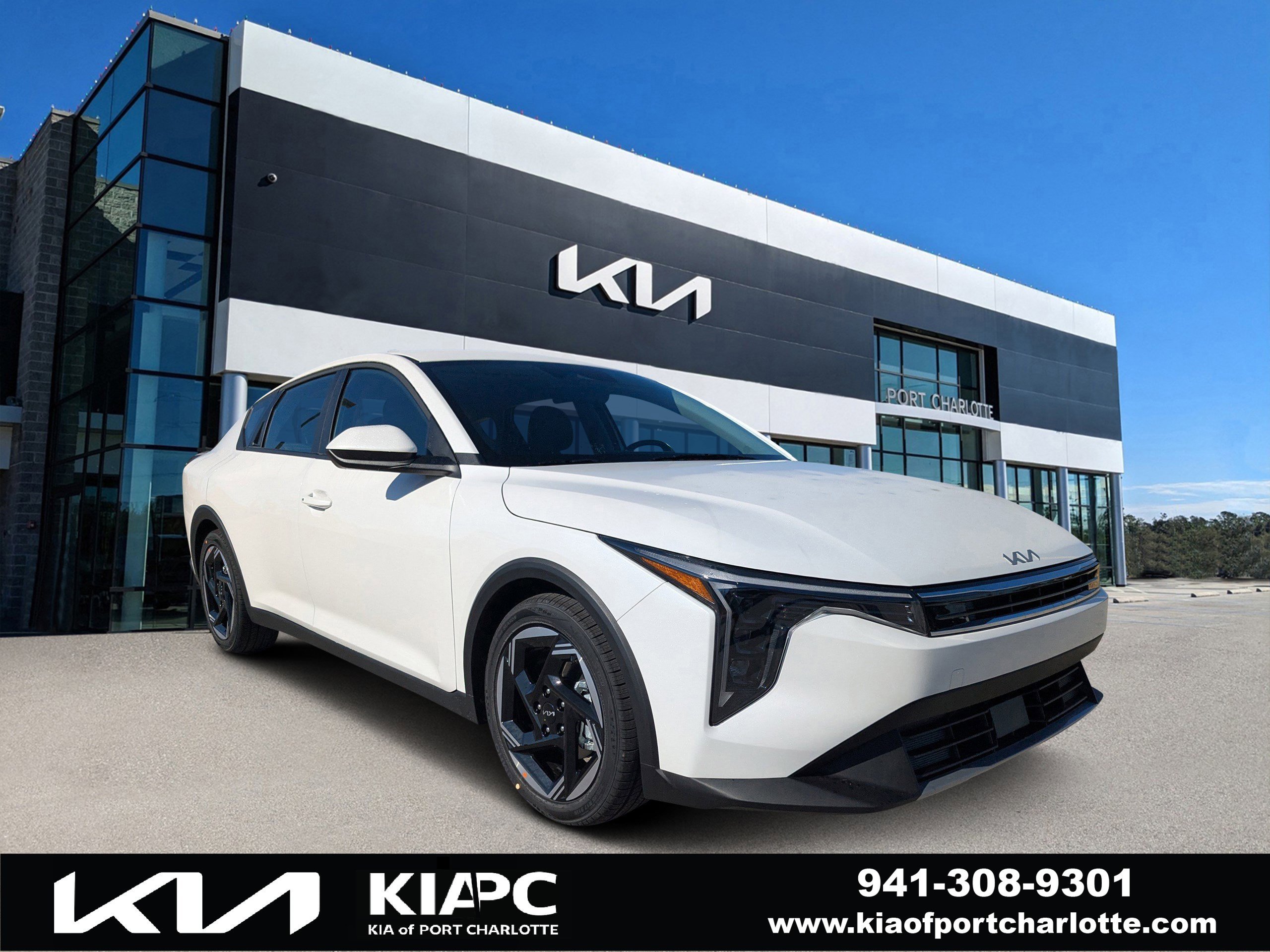 New 2025 Snow White Pearl Kia EX image 1