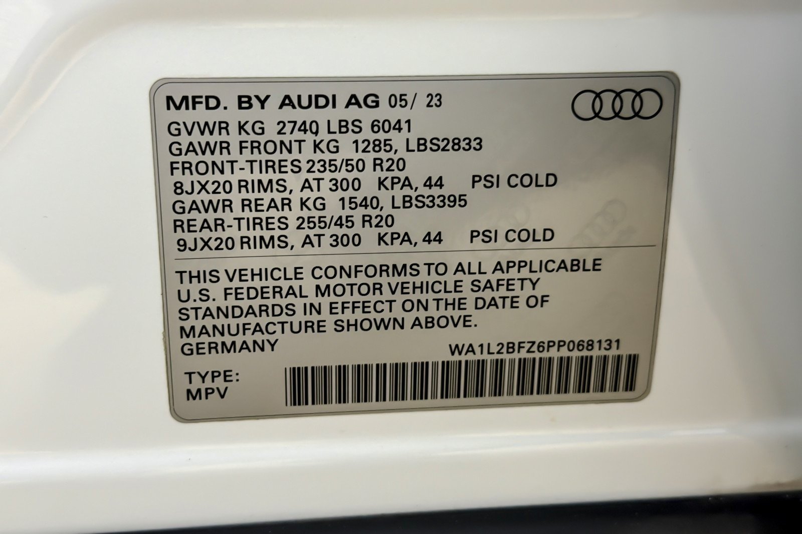 Certified Used 2023 Glacier White Metallic Audi Premium Plus 50 quattro image 28
