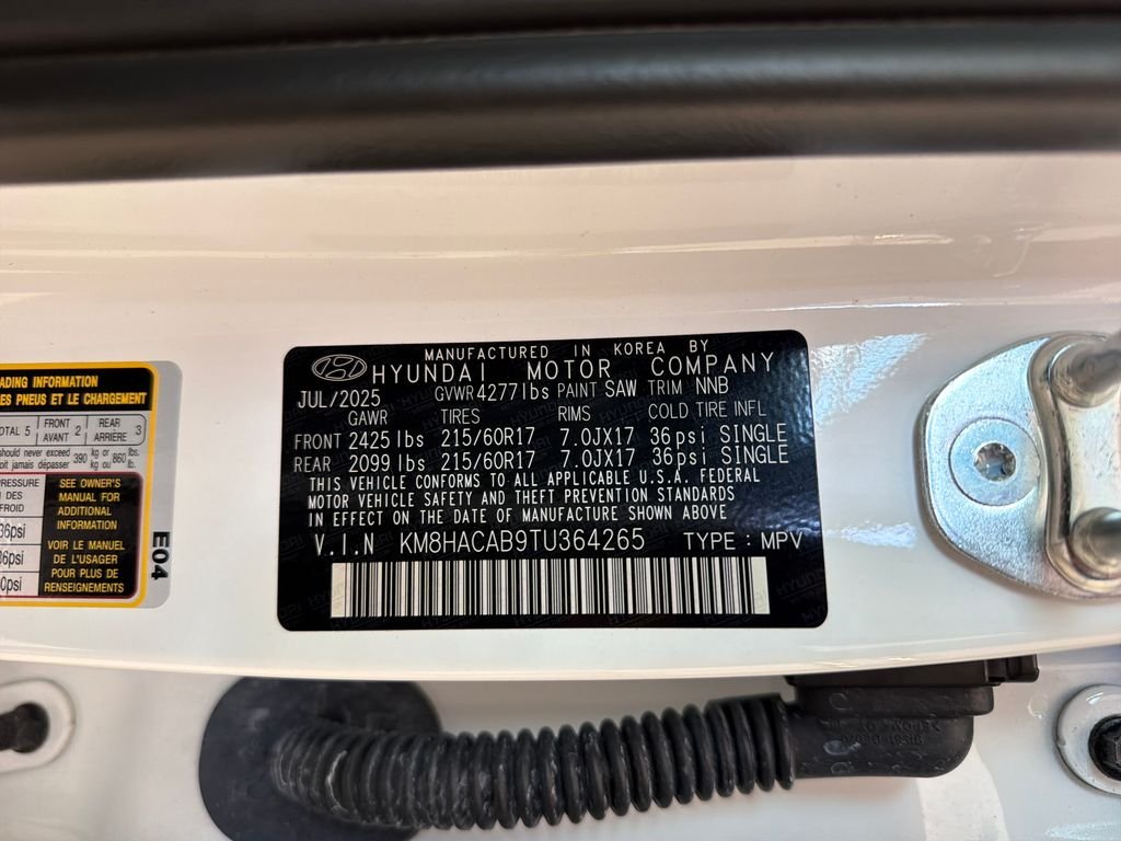 Used 2026 White Hyundai SE image 11