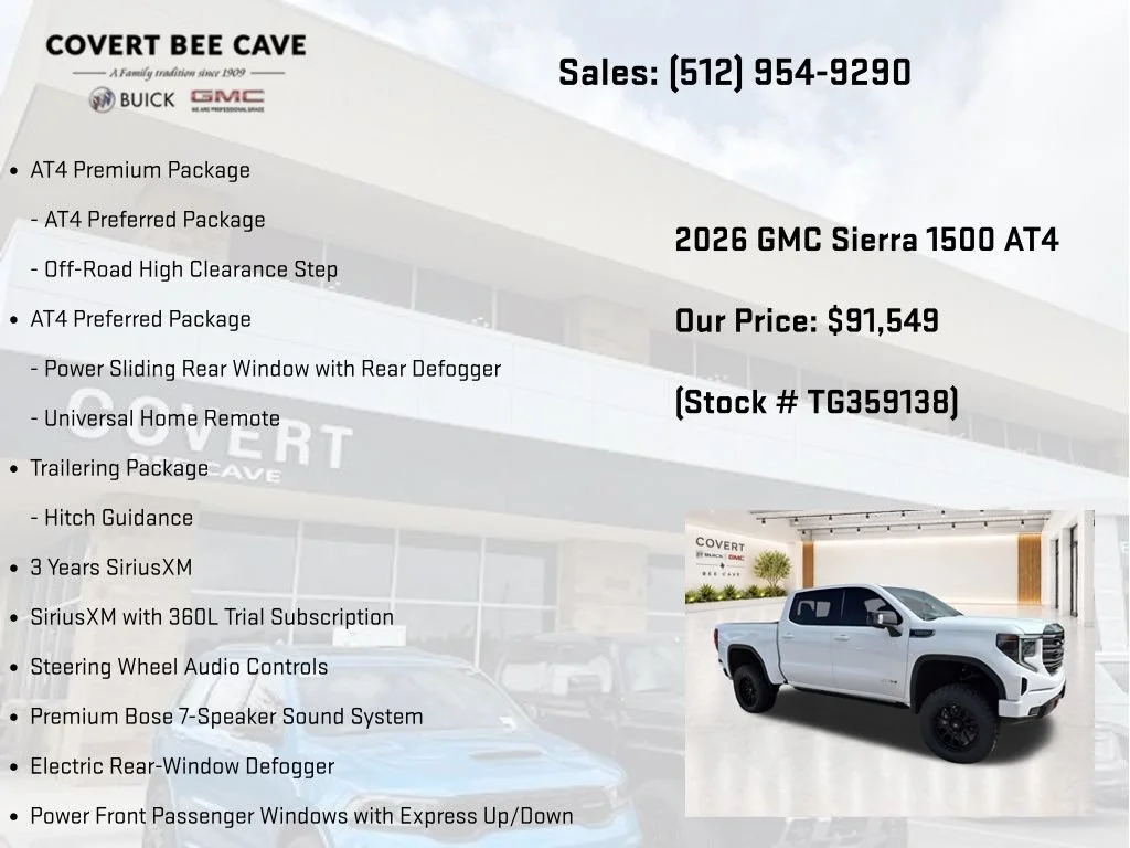 New 2026 Summit White GMC AT4 image 31