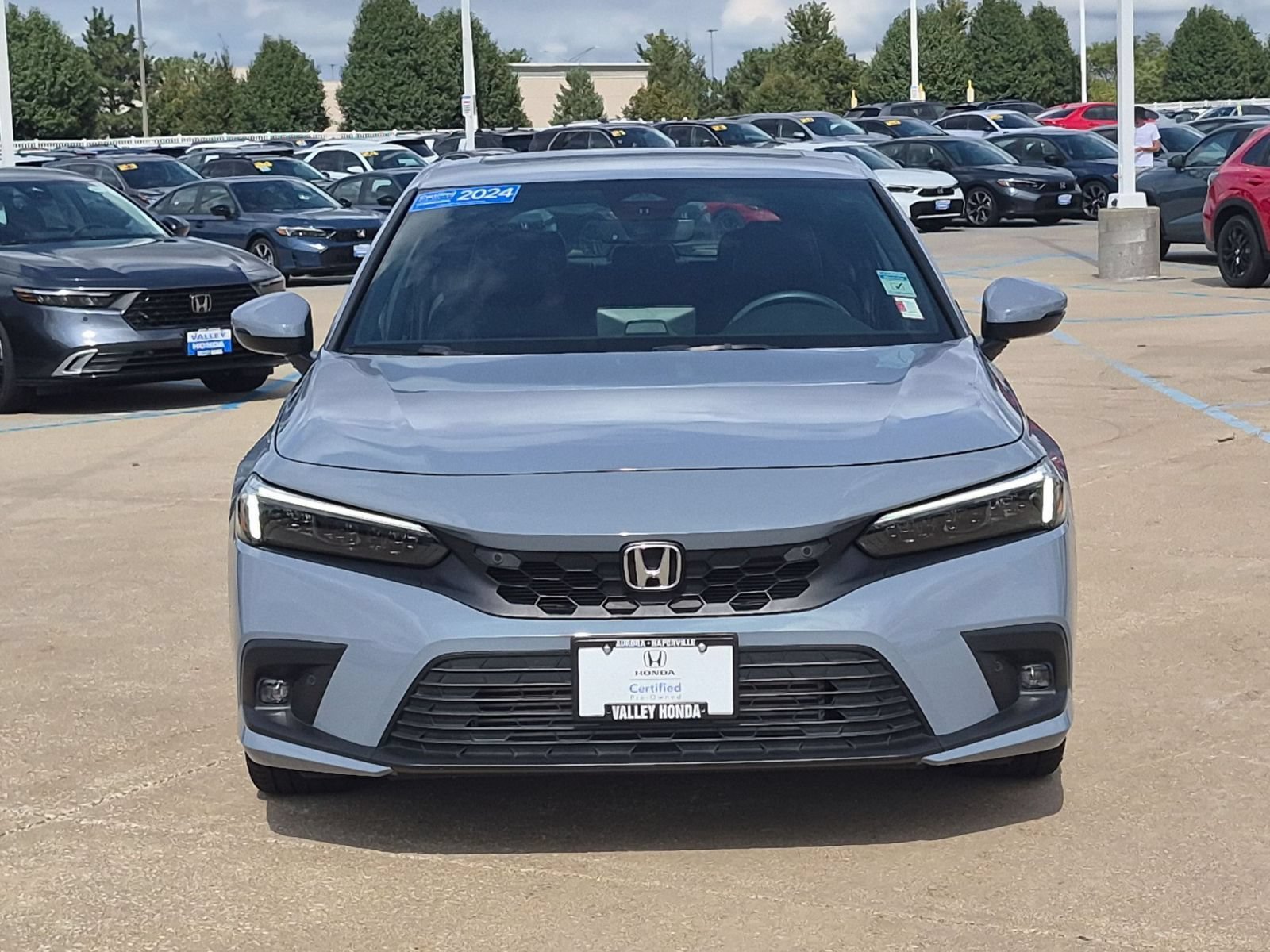 Certified Used 2024 Sonic Gray Pearl Honda Sport Touring Hatchback image 4