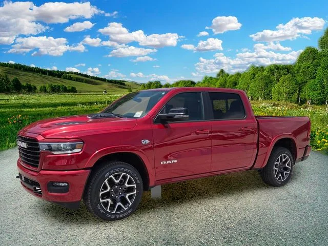 New 2026 Molten Red Pearl-Coat Exterior Paint RAM Laramie image 2