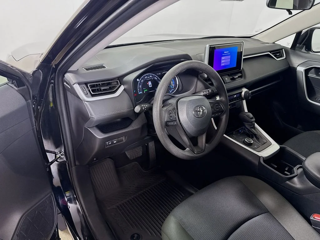 Certified Used 2025 Midnight Black Metallic Toyota Hybrid LE image 9