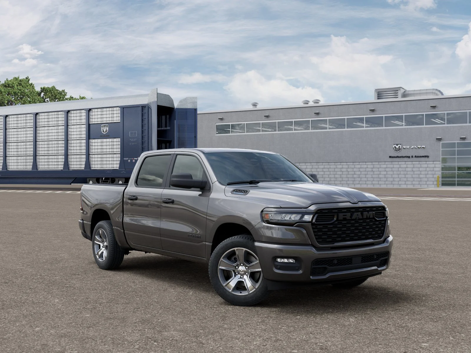New 2026 Granite Crystal Metallic Clear-Coat Exterior Paint RAM Tradesman image 31
