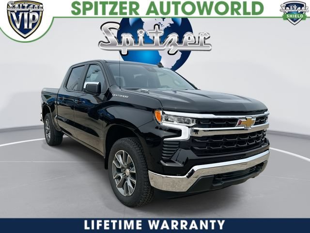 Black 2026 Chevrolet Silverado 1500 Pickup Truck Four-Wheel Drive 