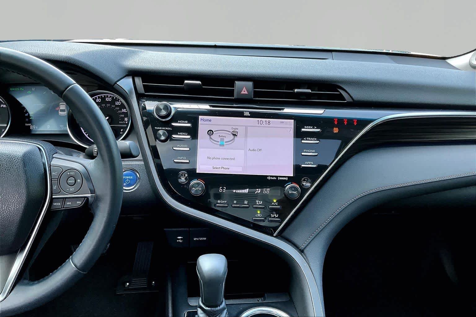Used 2018 Galactic Aqua Mica Toyota Hybrid XLE image 7