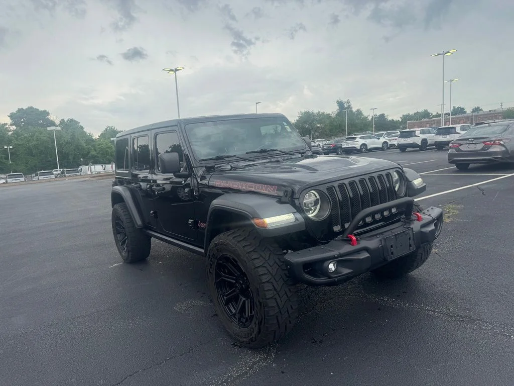 Used 2018 Black Jeep Unlimited Rubicon image 1