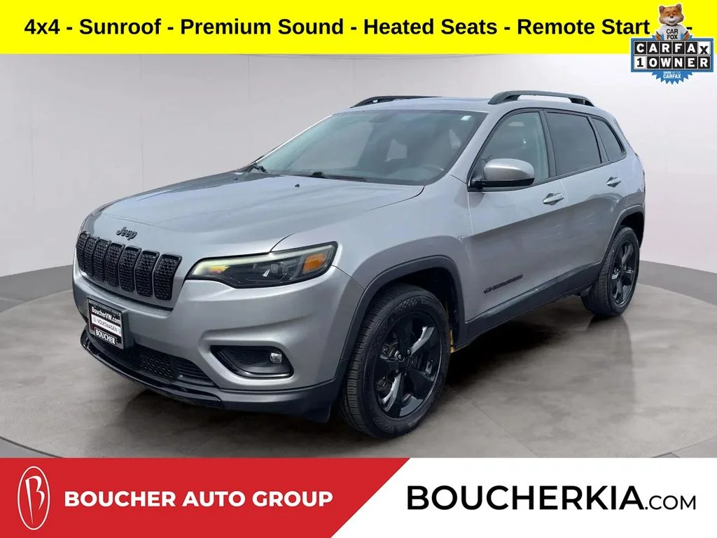 Used 2021 Billet Silver Metallic Clearcoat Jeep Latitude Lux image 1