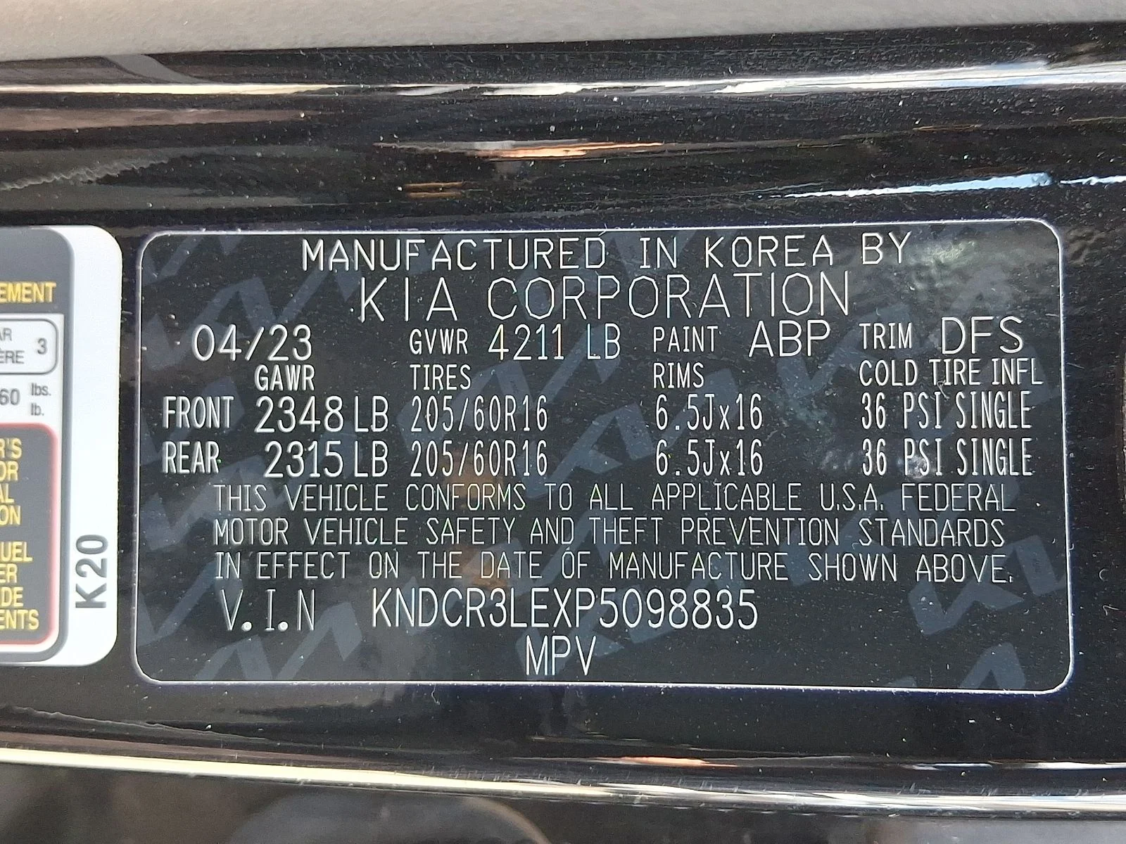 Certified Used 2023 Black Kia EX image 27