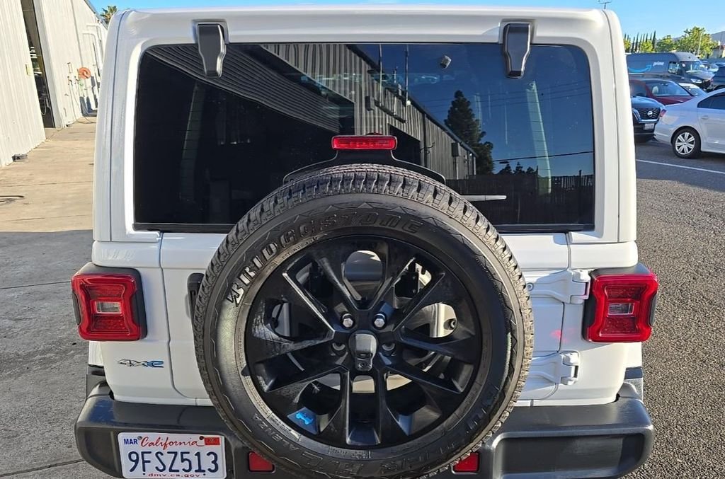 Used 2023 White Jeep Sahara 4xe image 5