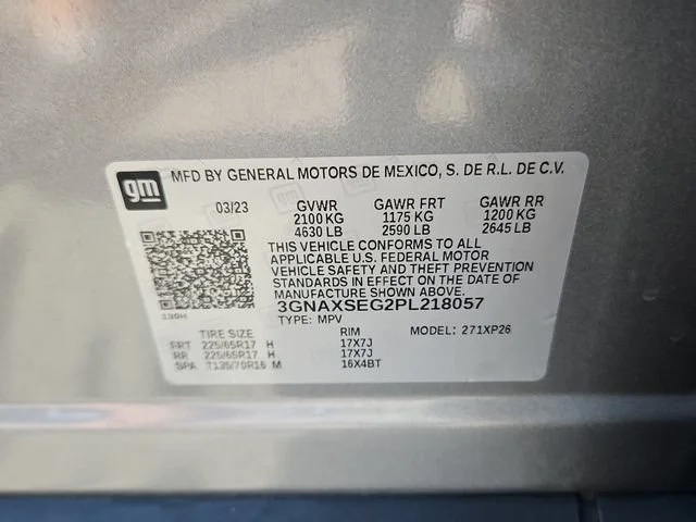 Used 2023 Sterling Gray Metallic Chevrolet LS image 30